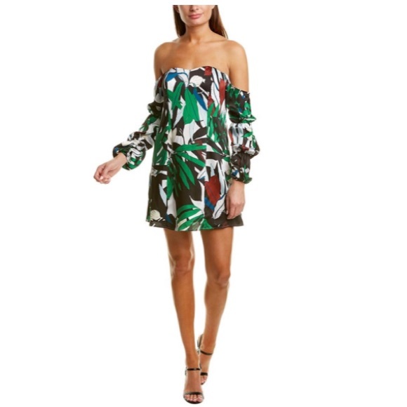🌿Alexia Admor Tropical Off-Shoulder Sheath Dress - Picture 4 of 6
